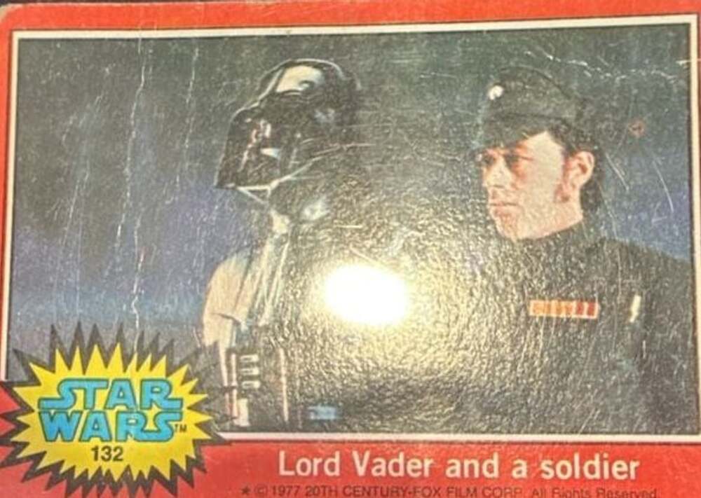 Topps Star Wars 40th Anniversary Trading Cards Buyback Card Red 132 Lord Vader,